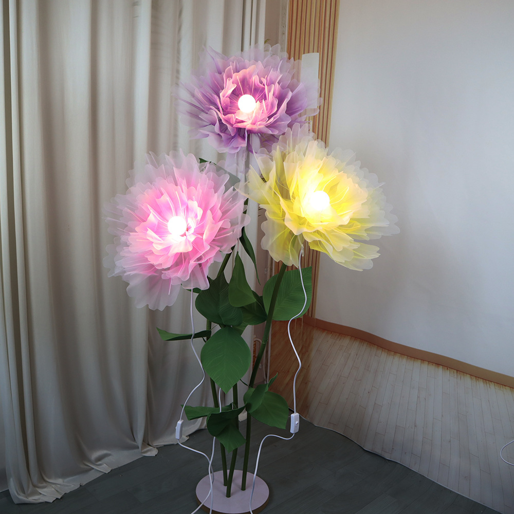 Photography Lighting Layout - Nuevas luces de flores 3D, tela