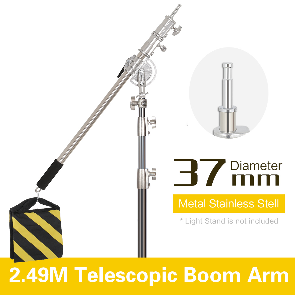 Photography Lighting Kit - Kit de brazo cruzado de acero