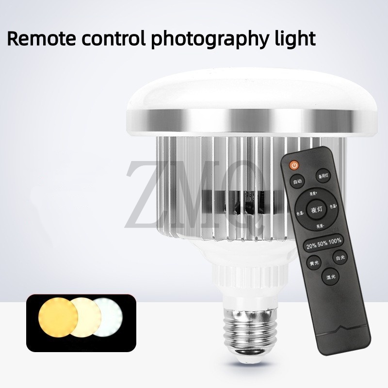 Photography Lighting Lamp - Lámpara LED E27 85W 155W 3200K-5500K,