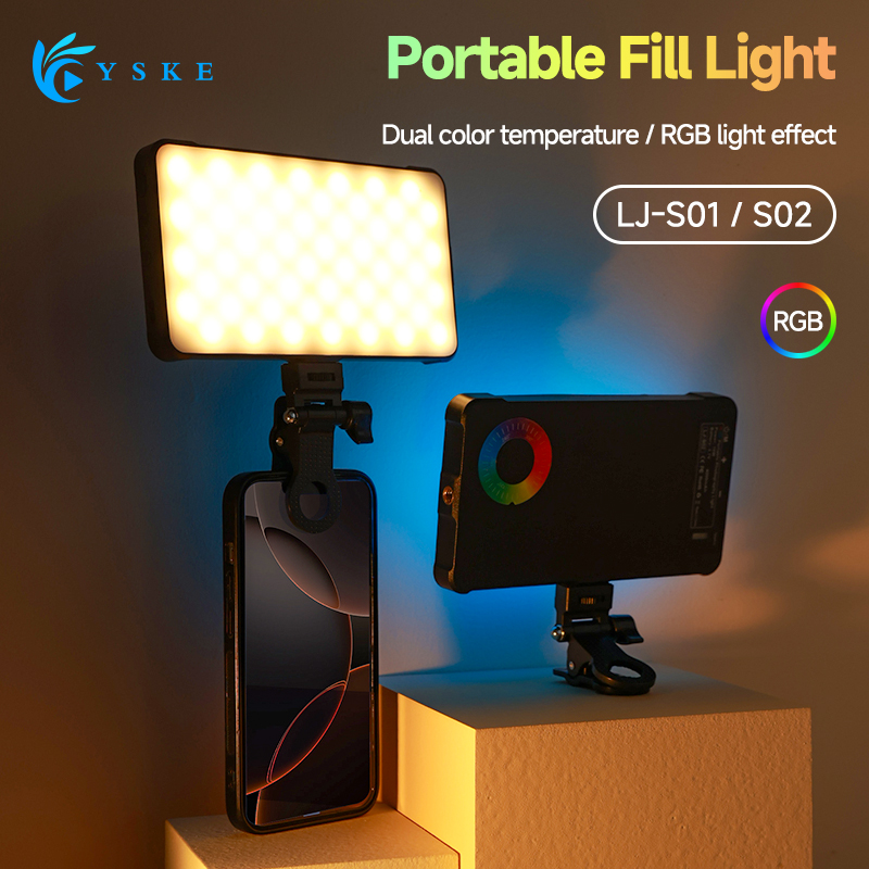 Photography Lighting Diagram - Luz de vídeo LED RGB, Clip