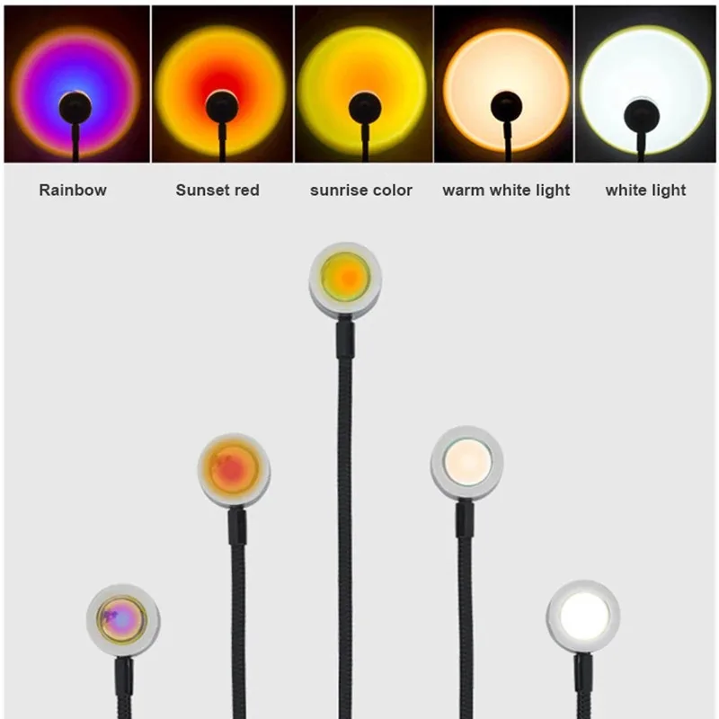 Photography Lighting Wall - Lámpara de proyección USB puesta de