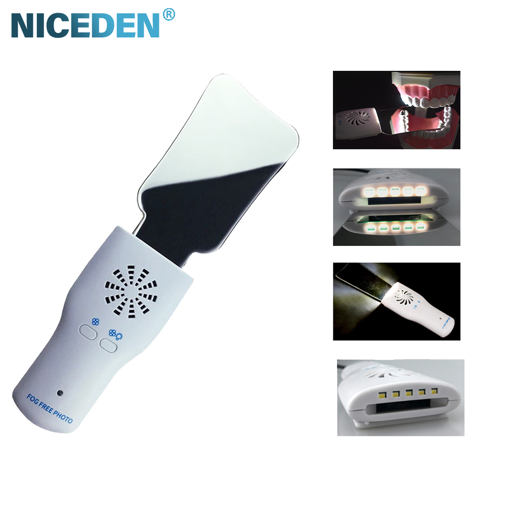 Photography Lighting Kit - Juego de espejo antiniebla Dental, Reflector