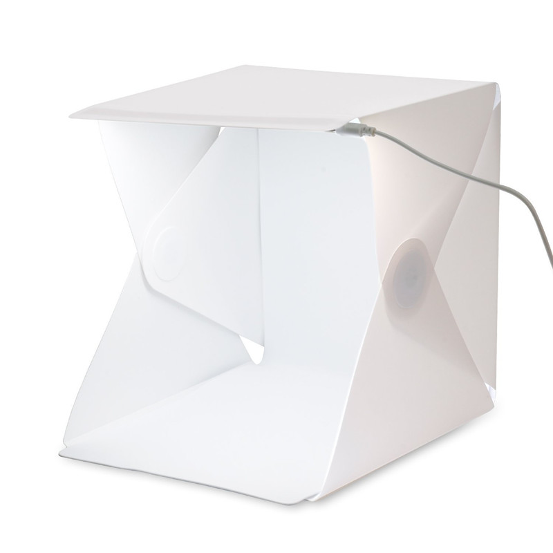 Photography Lighting Kit With Backdrop - Mini Estudio Fotográfico Portátil, Caja de