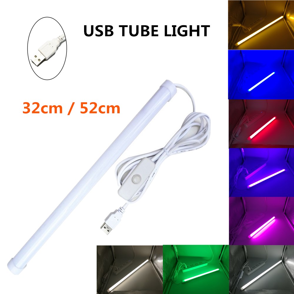 Photography Lighting Book - Luz LED USB en Tubo, 5V