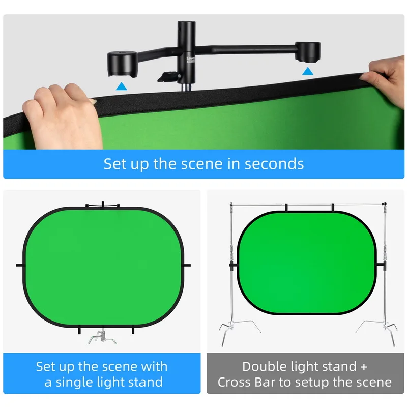 Photography Lighting Board - Soporte de disco reflector Selens para