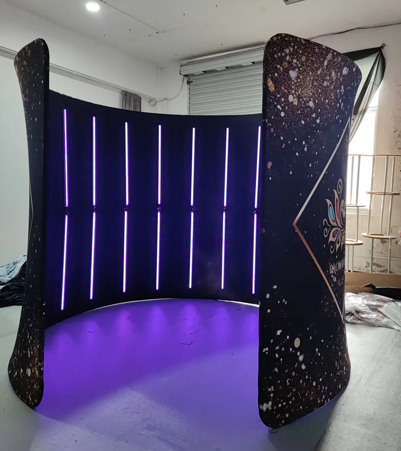 Photography Lighting Kit With Backdrop - Cabina de Fotos 360 con Carpa