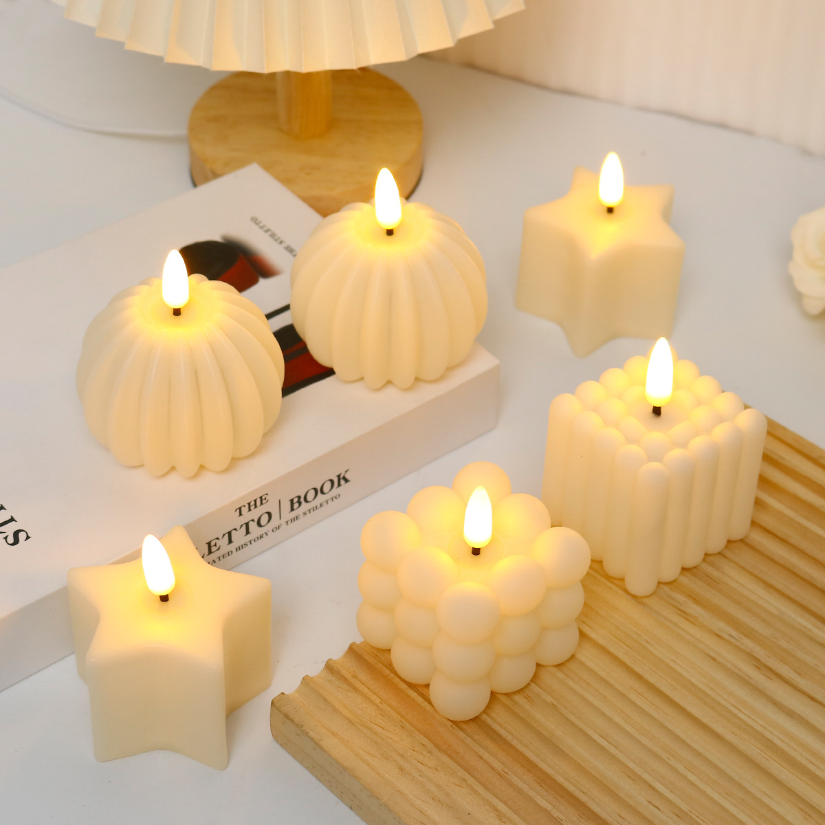 Vela LED en Forma de Cubo para - Photography Lighting Led reseña y precio