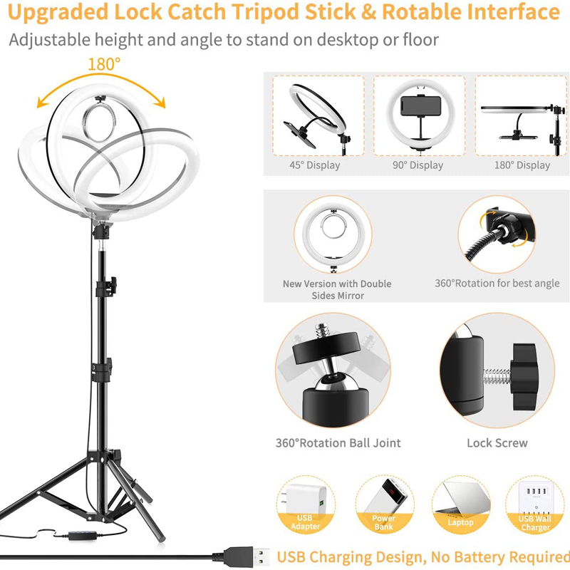 Anillo de Luz LED para Selfies - Photography Lighting Lamp reseña y precio