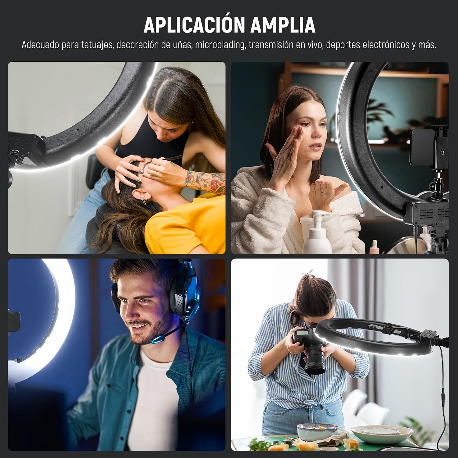 Kit de Luz de Anillo NEEWER de - Photography Lighting Kits reseña y precio