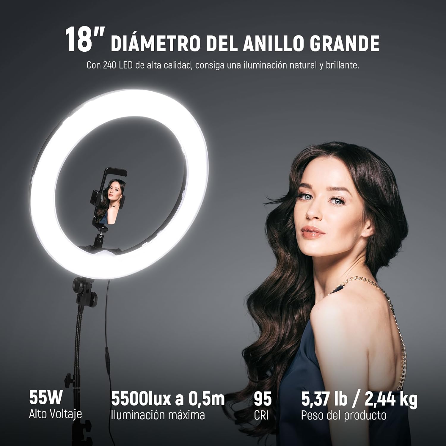 Kit de Luz de Anillo NEEWER de - Photography Lighting Kits reseña y precio