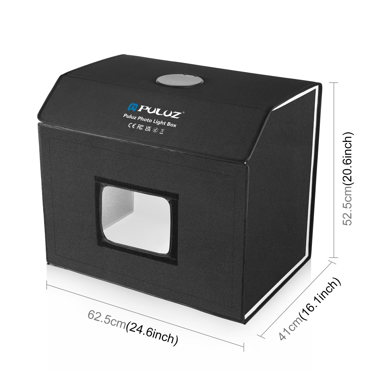 PULUZ-caja de luz de estudio f - Photography Lighting Kit With Backdrop reseña y precio