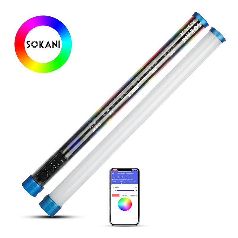 Sokani X25 RGB luz LED para ví - Photography Lighting Styles reseña y precio