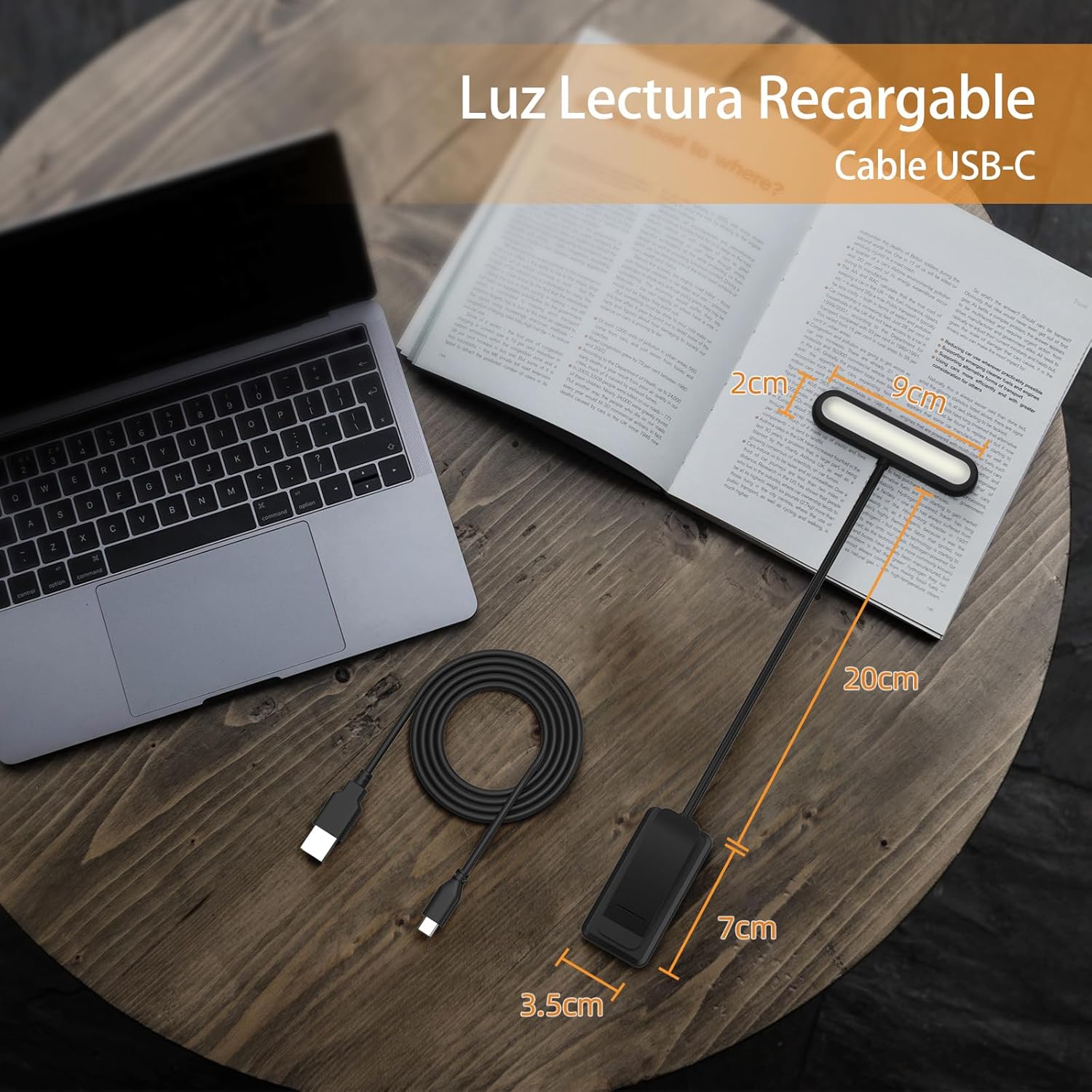 Luz LED de lectura para libros - Photography Lighting Book reseña y precio