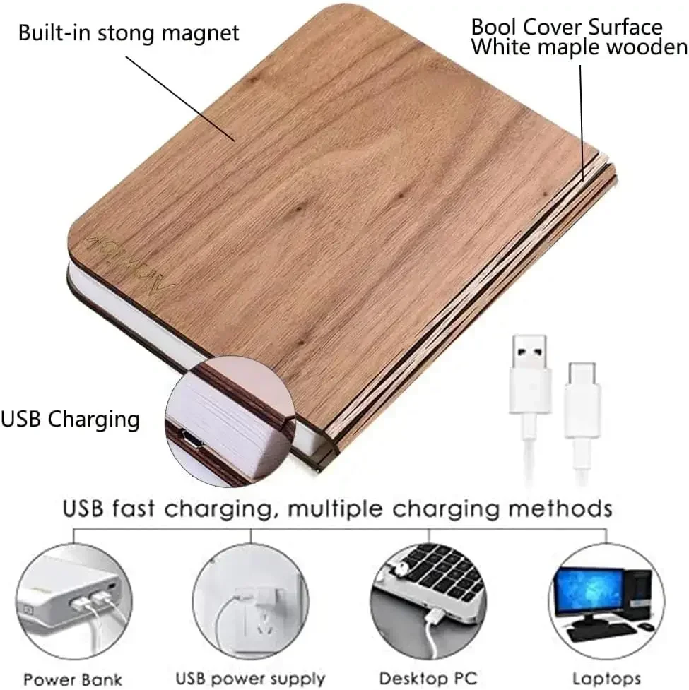 Luz de libro 3D plegable de ma - Photography Lighting Book reseña y precio