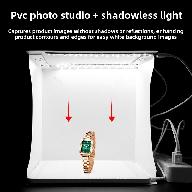 Caja de Luz LED Mini 2 en 1 de - Photography Lighting No Shadows reseña y precio