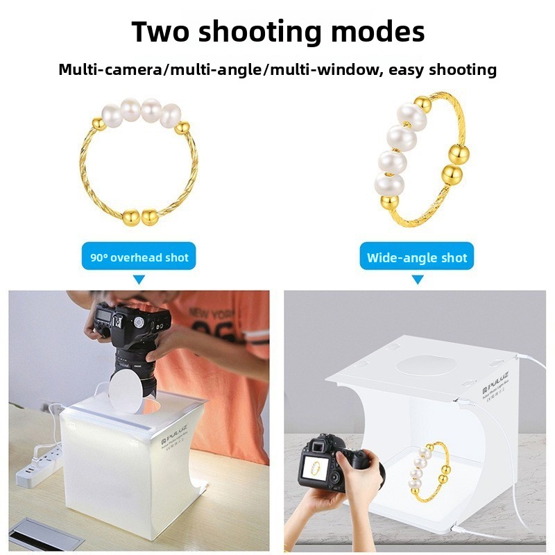 Caja de Luz LED Mini 2 en 1 de - Photography Lighting No Shadows reseña y precio