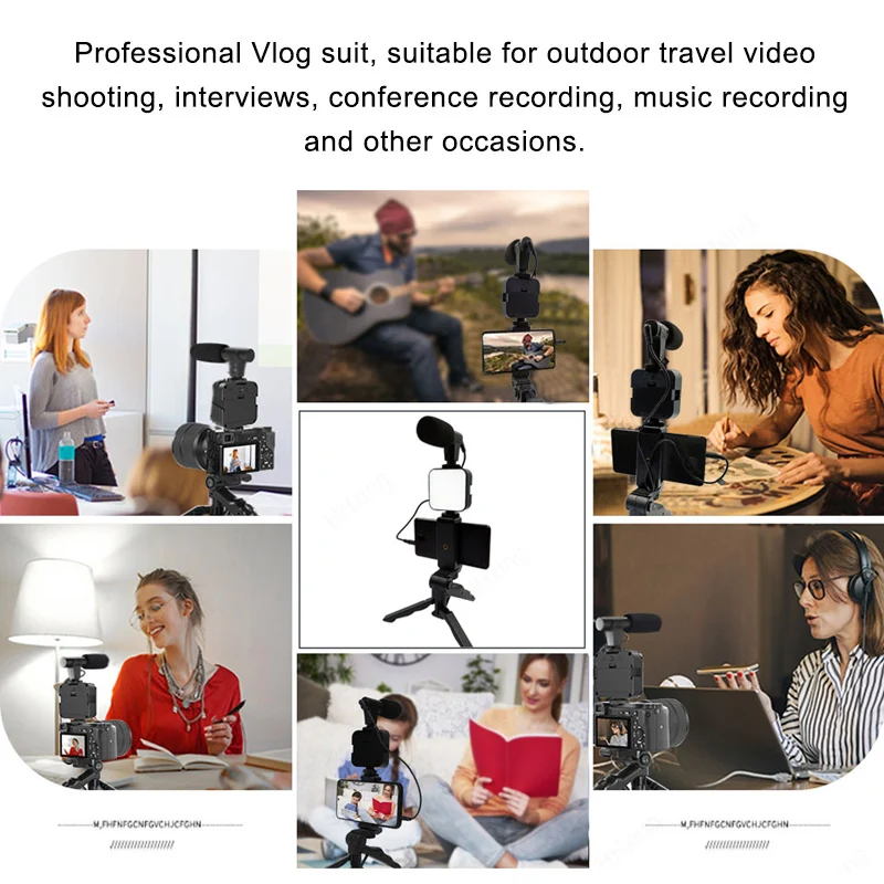 Kit de vlogging para teléfono  - Photography Lighting Kits reseña y precio
