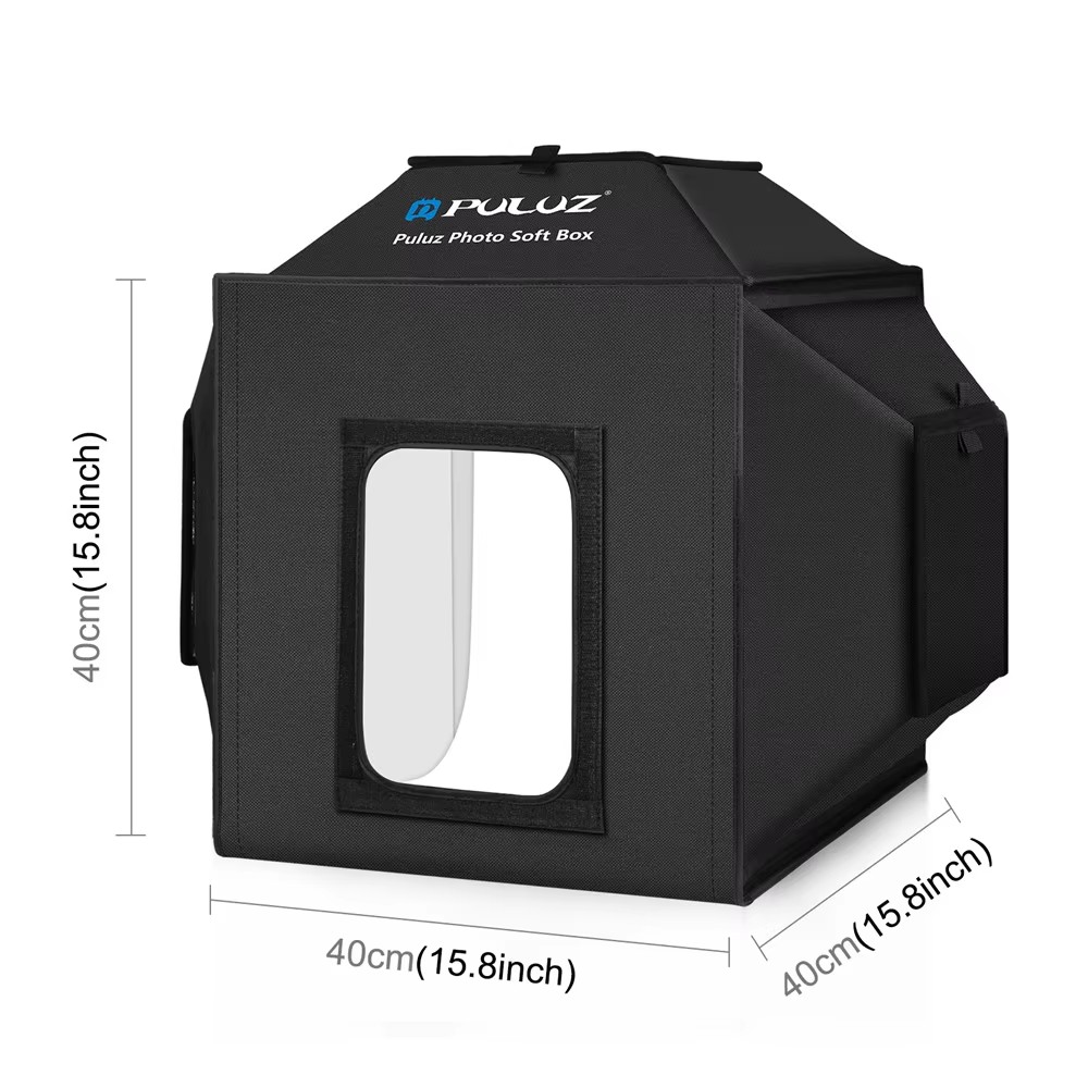 Caja de luz plegable para estu - Photography Lighting Kit With Backdrop reseña y precio