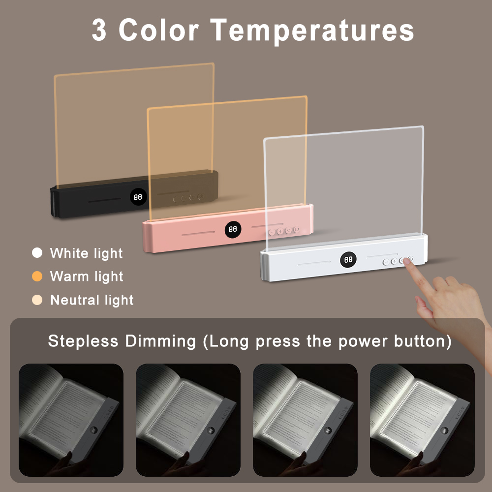 Lámpara de Lectura LED 2 en 1  - Photography Lighting Book reseña y precio