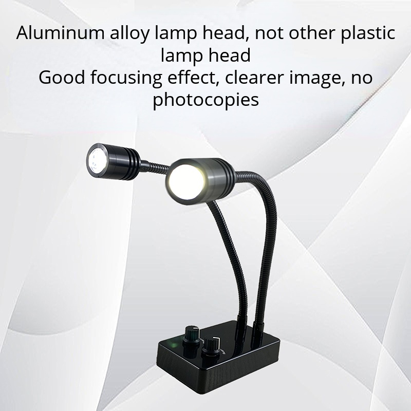 Lámpara de Cuello de Cisne LED - Photography Lighting Diagram reseña y precio