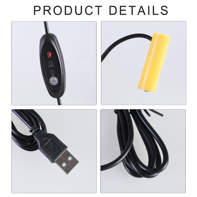 USB a 3V 4,5 V 6V 5W ajustar v - Photography Lighting Diagram reseña y precio