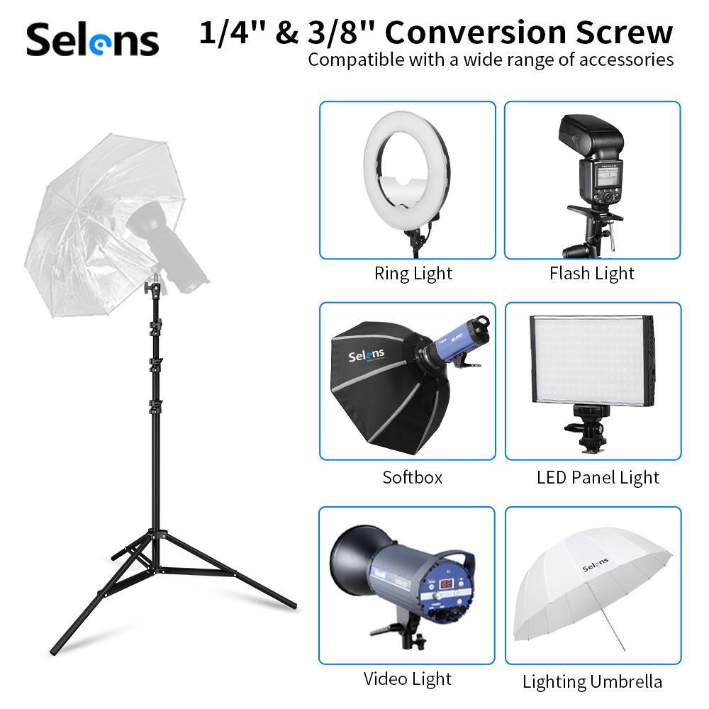 Selens Soporte de Luz con Amor - Photography Lighting System reseña y precio