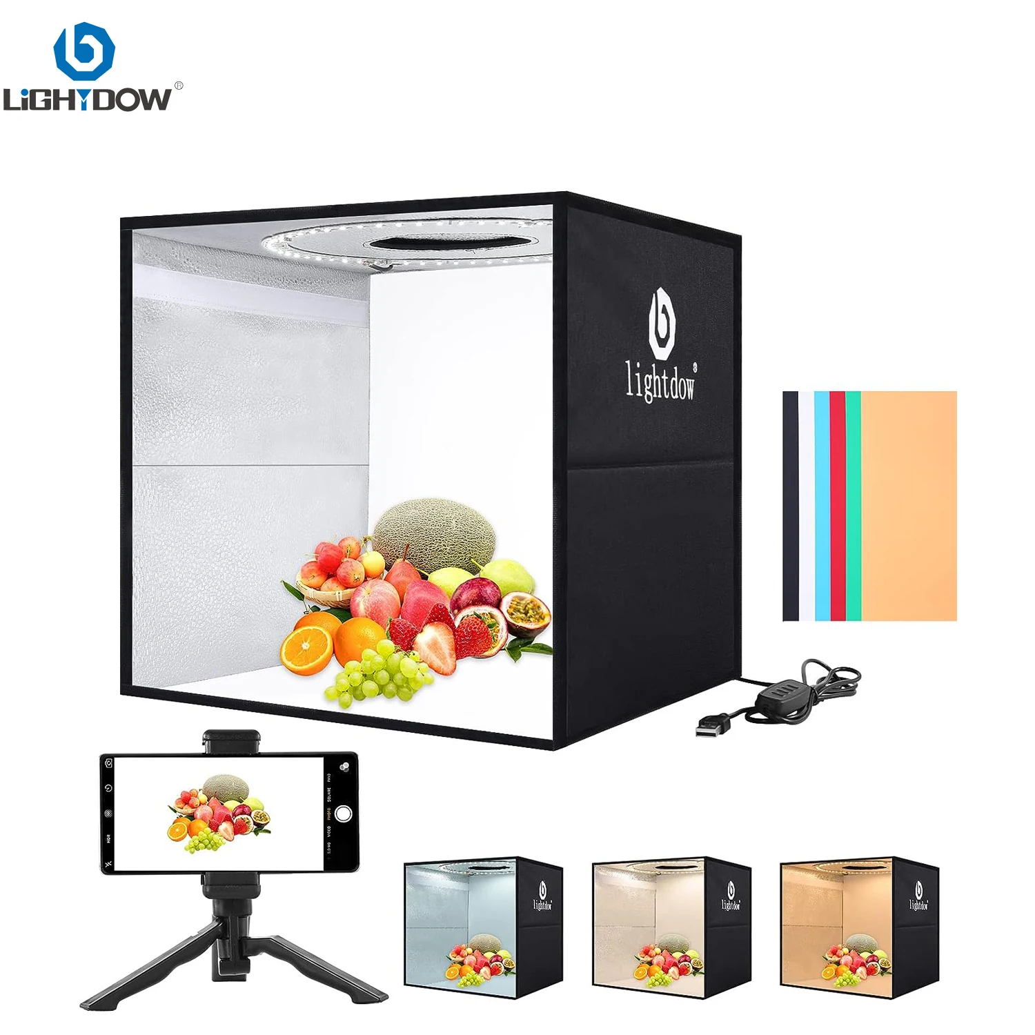 Lightdow Kit de caja de luz pa - Photography Lighting Kit reseña y precio