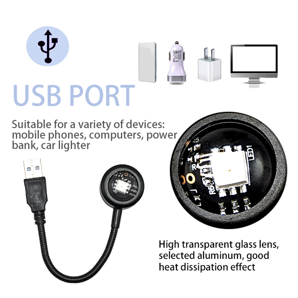 Lámpara LED USB con Proyector  - Photography Lighting Wall reseña y precio