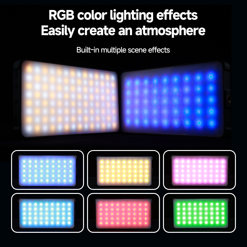 Luz de vídeo LED RGB, Clip de  - Photography Lighting Diagram reseña y precio