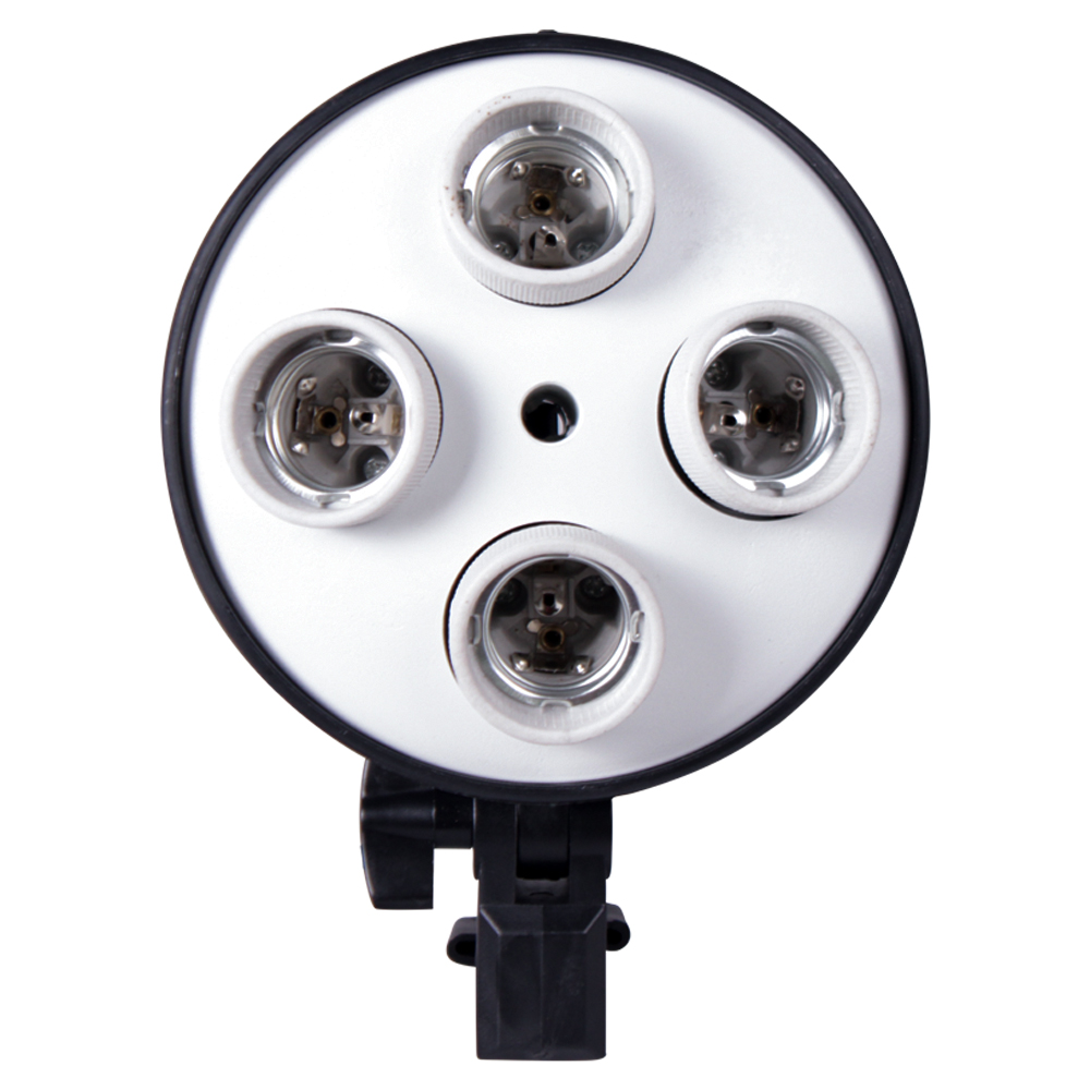 Base de cuatro portalámparas E - Photography Lighting Kit reseña y precio