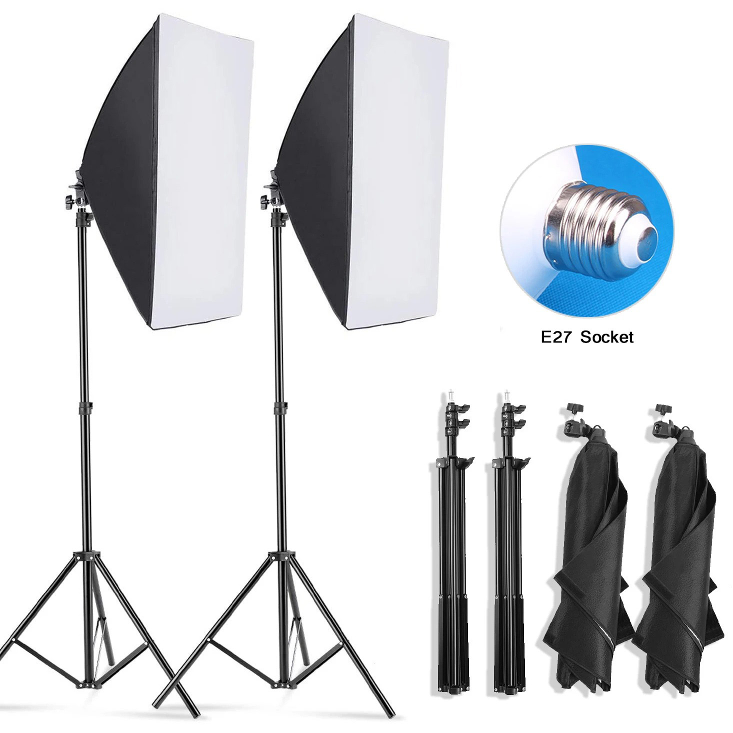Softbox de fotografía profesio - Photography Lighting System reseña y precio