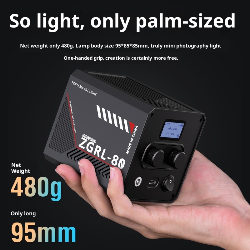 Luz LED de vídeo COB ZGRL80 de - Photography Lighting System reseña y precio