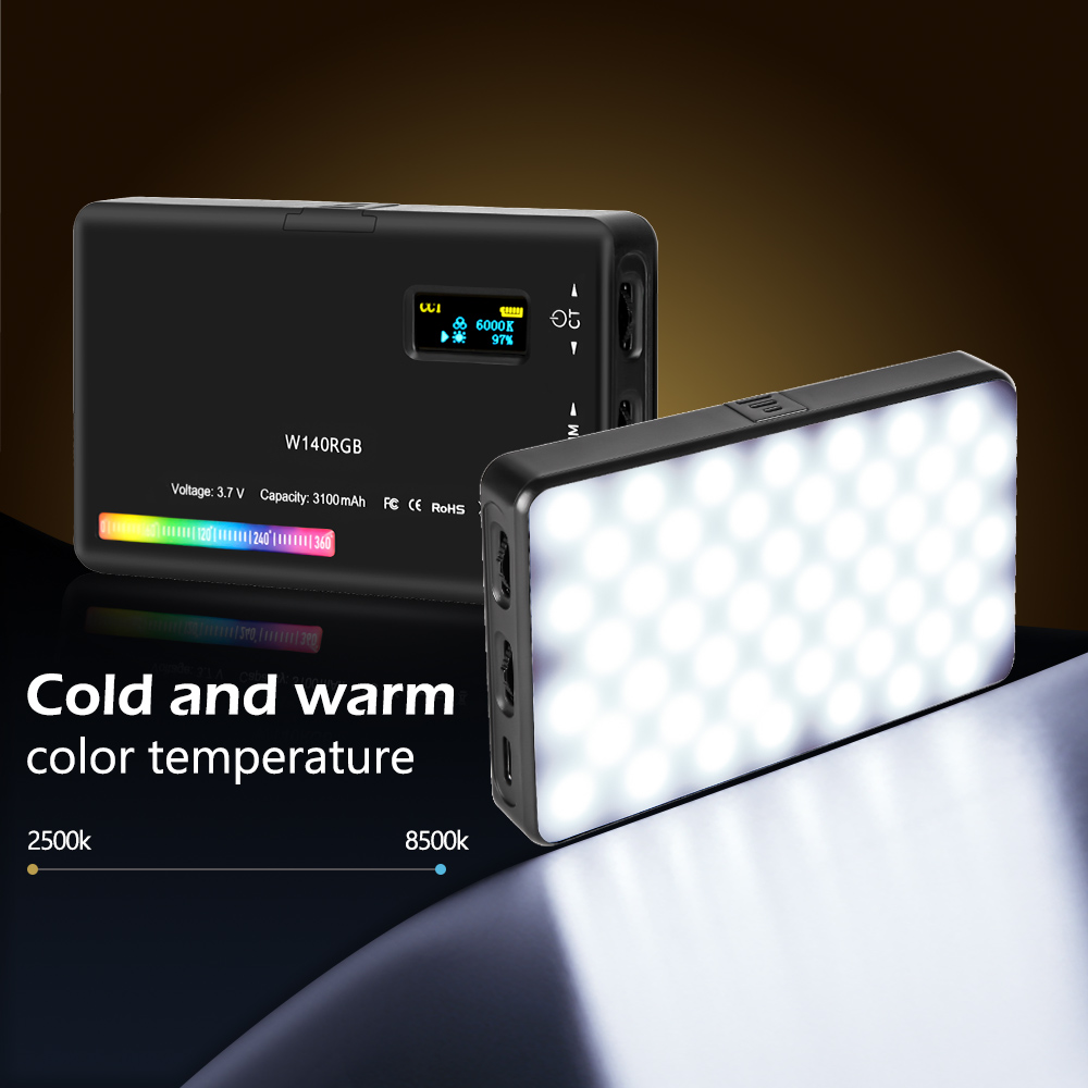 Luz de vídeo LED RGB SH W140 0 - Photography Lighting Board reseña y precio