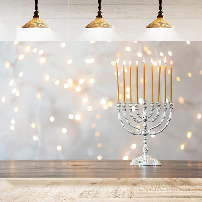 Fondo Fotográfico Feliz Hanukk - Photography Lighting White Background reseña y precio