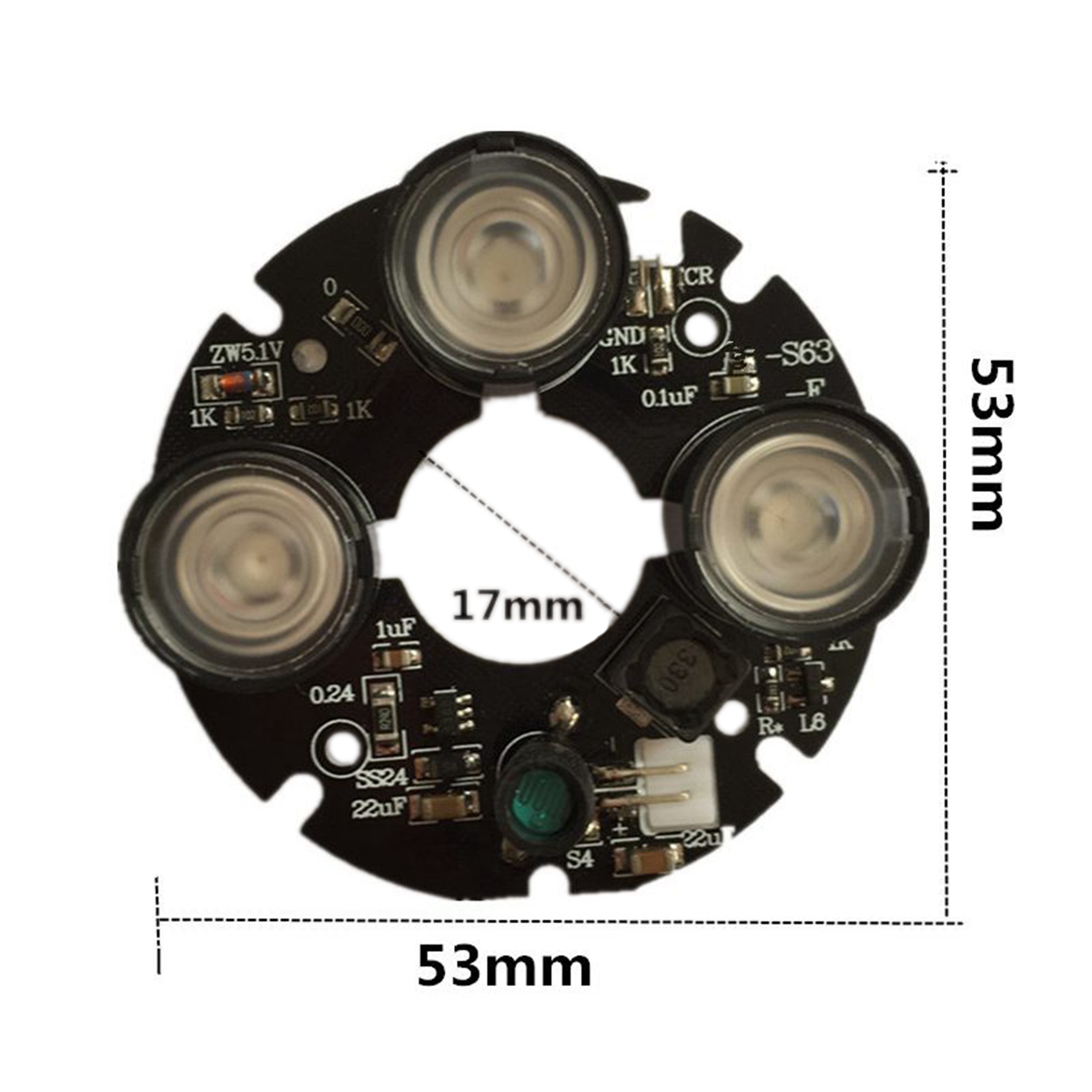 3 Piezas de Luz Infrarroja LED - Photography Lighting Diagram reseña y precio