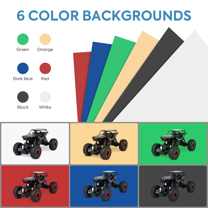 Caja de luz plegable para estu - Photography Lighting Kit With Backdrop reseña y precio
