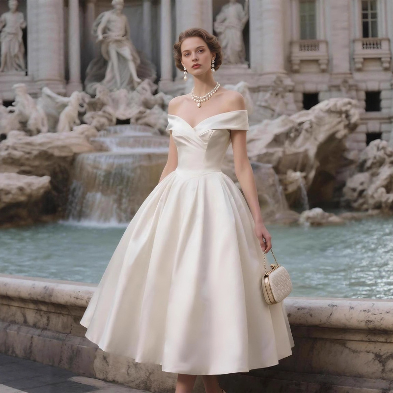Vestido de novia blanco sin ti - Photography Lighting Style reseña y precio