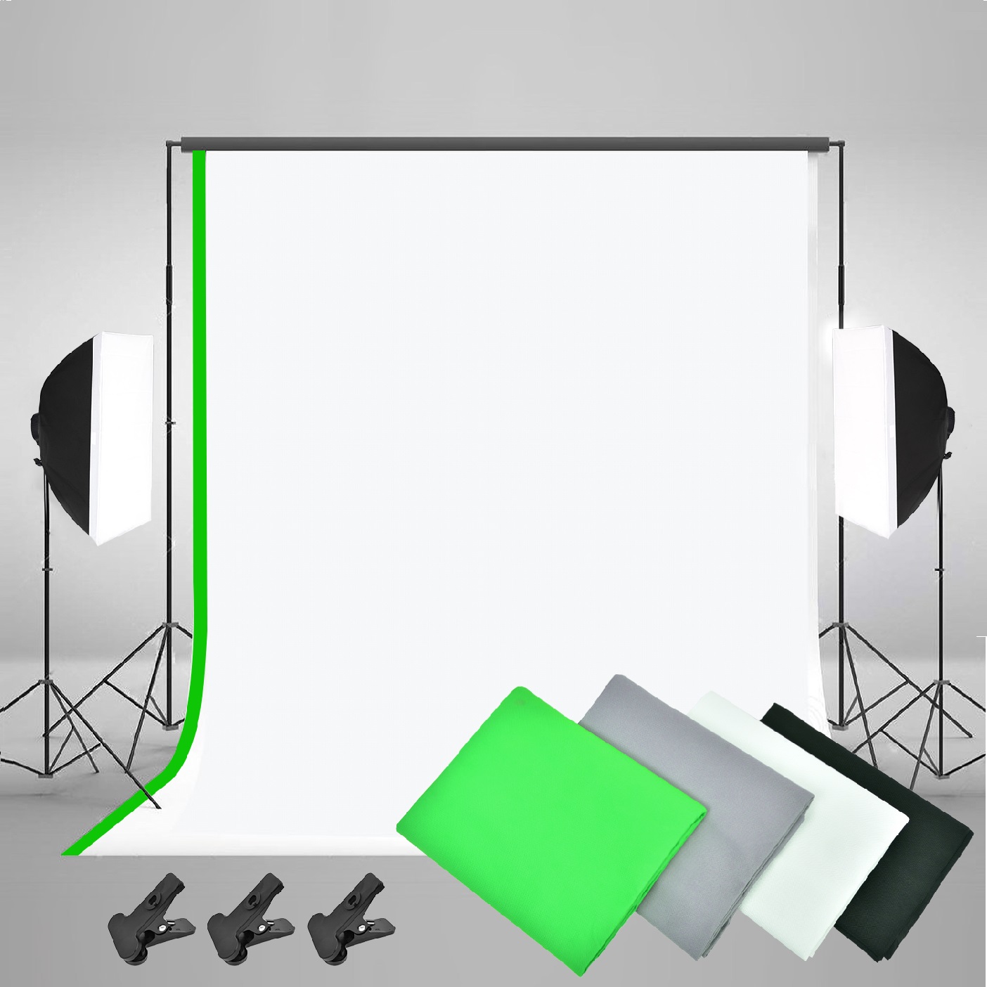 Kit de Fotografía Profesional  - Photography Lighting Kit With Backdrop reseña y precio