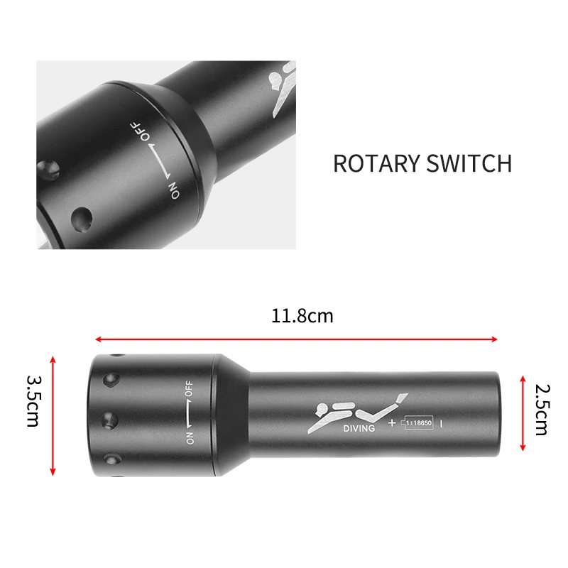 Nueva Linterna de Buceo LED T6 - Photography Lighting Lamp reseña y precio