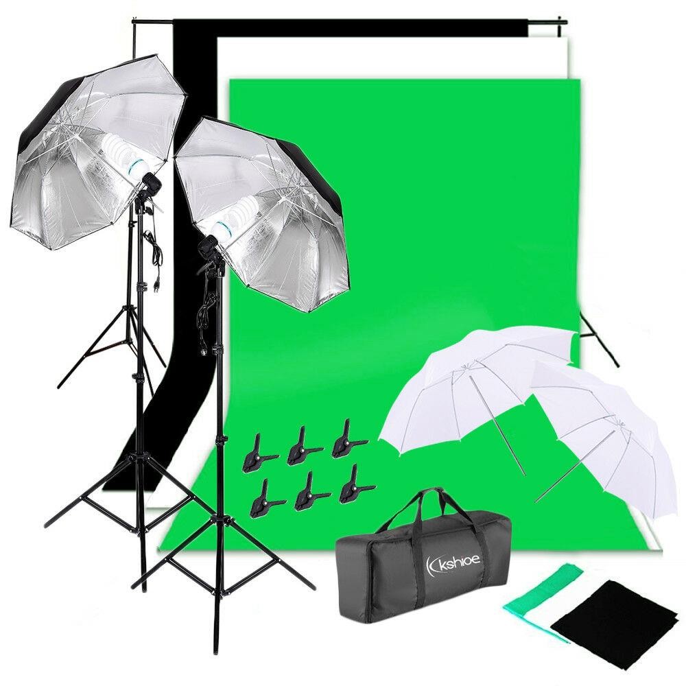 Kit de Iluminación para Estudi - Photography Lighting Kit With Backdrop reseña y precio