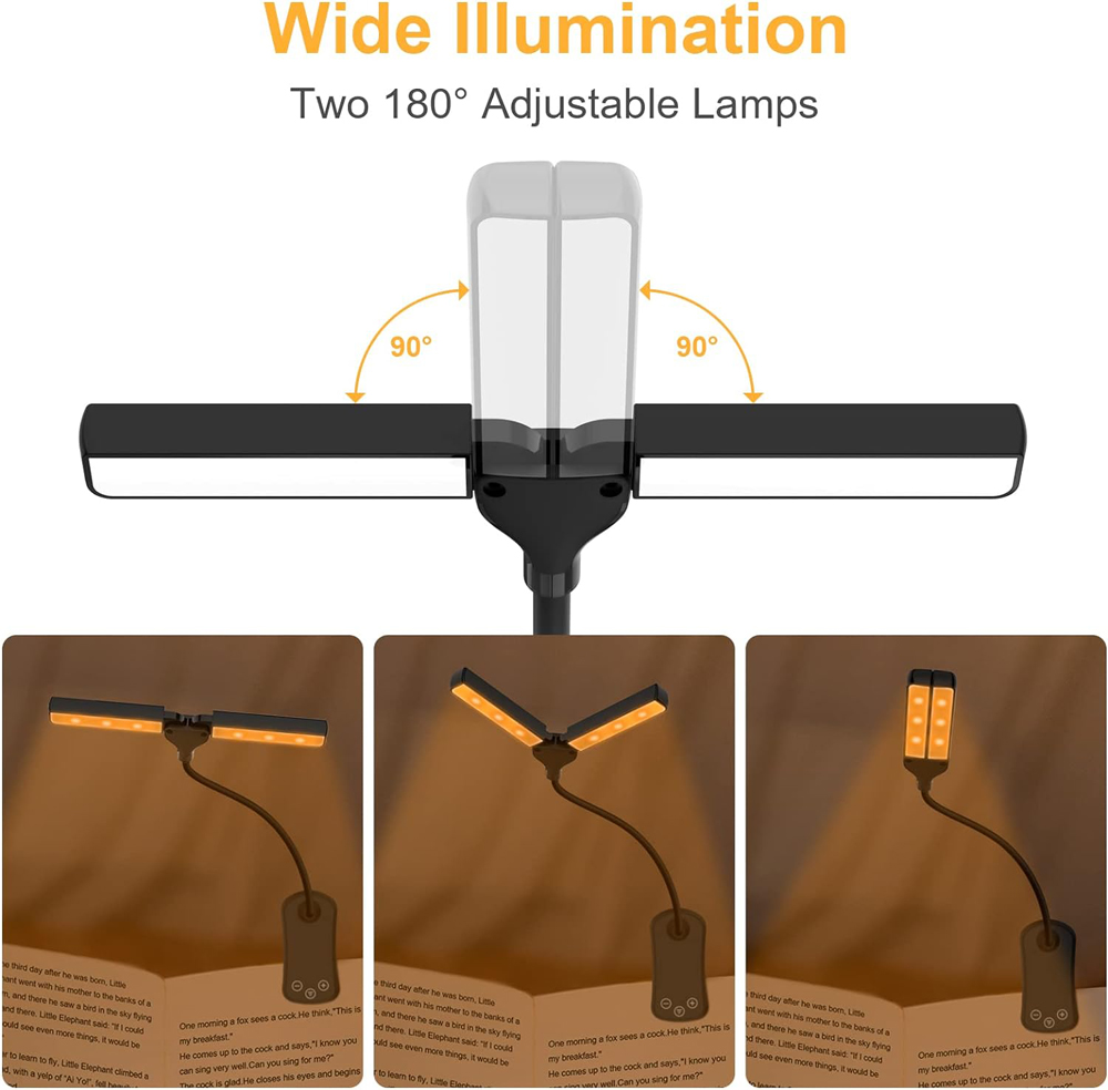 14 LED Clip en luz de libro ca - Photography Lighting Book reseña y precio