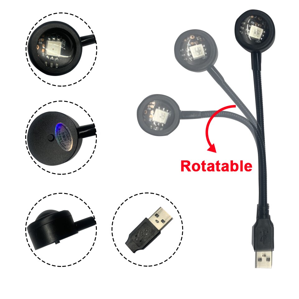 Luz LED USB de puesta de sol p - Photography Lighting Wall reseña y precio