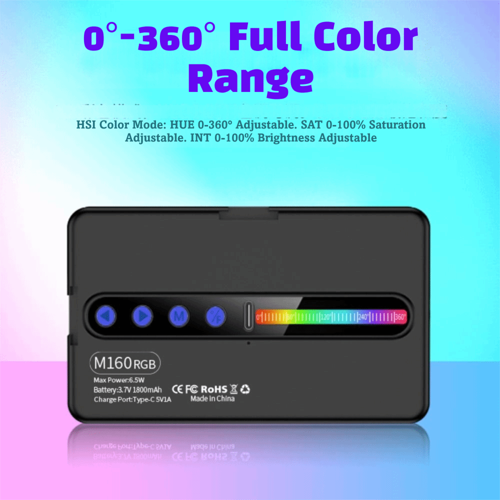 Luz LED RGB para vídeo con int - Photography Lighting Kit reseña y precio